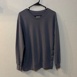 Abercrombie & Fitch Purple Sweatshirt with Button Detail